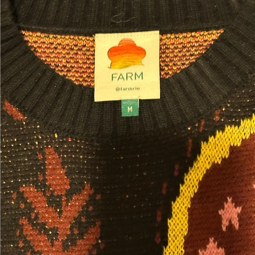 FARM Rio Multicolor Patterned Sweater Cardigan - Picture 5 of 15